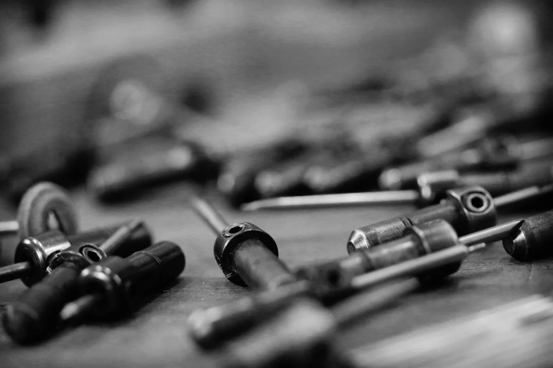 Fasserarbeiten im Atelier